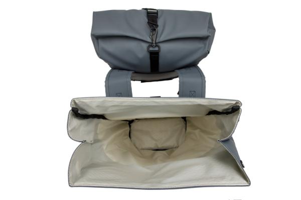 New Looxs Nyborg Doppelte Fahrradtasche 34L Wasserdicht Dunkelgrau